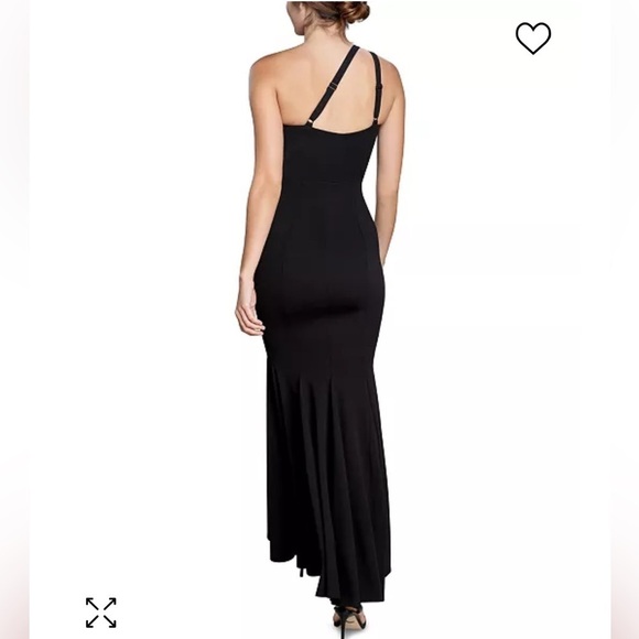Dress The Population Ellis One-Shoulder Black Gown - Picture 2 of 8